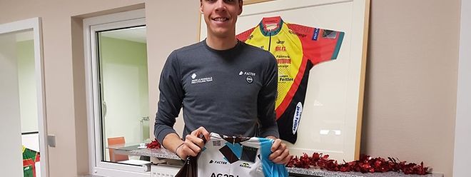 Kevin Geniets était de passage chez son partenaire Telicse à Schifflange pour préfacer la nouvelle saison qui s'annonce.