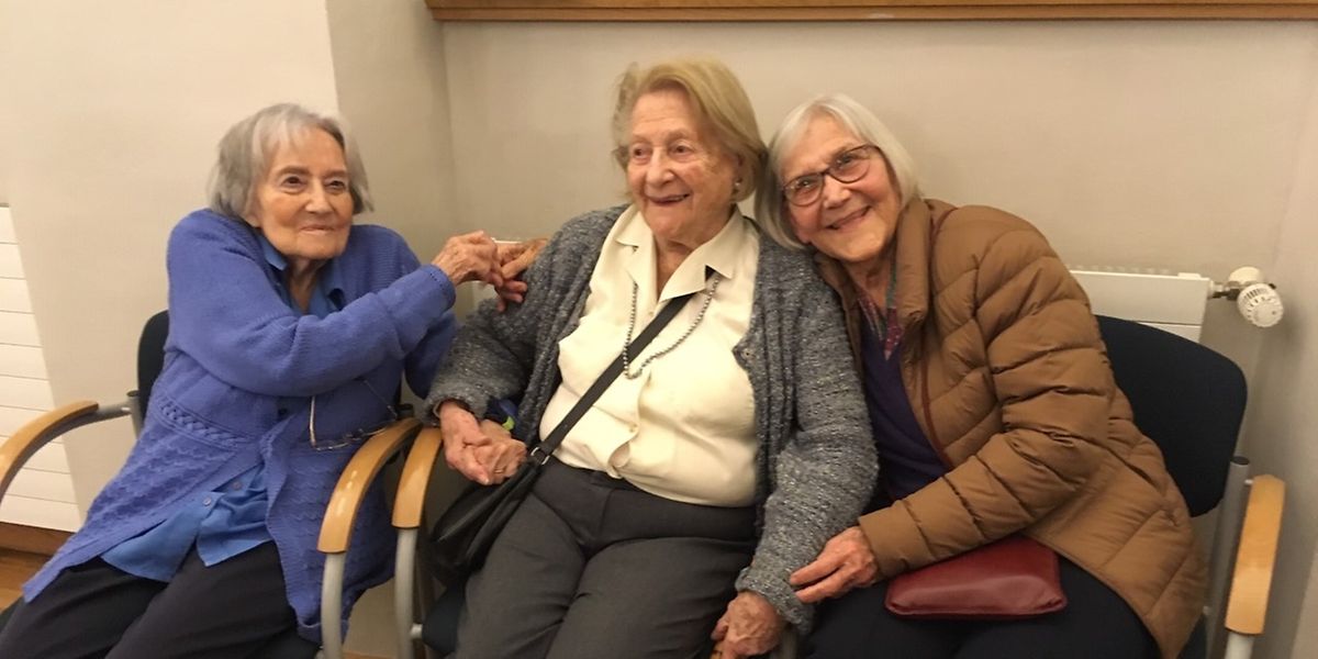 Germaine Goldberg, Rachel Wolf e Ferdinande Altmann-Kleinberg.