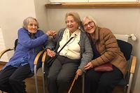 Germaine Goldberg, Rachel Wolf e Ferdinande Altmann-Kleinberg.