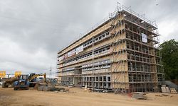 Centre de Remisage Kierchberg Neien Tramsschapp, le 21 Mai 2016. Photo: Chris Karaba