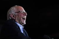 SAN ANTONIO, TX - FEBRUARY 22: Democratic presidential candidate Sen. Bernie Sanders (I-VT) speaks after winning the Nevada caucuses during a campaign rally at Cowboys Dancehall on February 22, 2020 in San Antonio, Texas. With early voting underway in Texas, Sanders is holding four rallies in the delegate-rich state this weekend before traveling on to South Carolina. Texas holds their primary on Super Tuesday March 3rd, along with over a dozen other states   Drew Angerer/Getty Images/AFP
== FOR NEWSPAPERS, INTERNET, TELCOS & TELEVISION USE ONLY ==