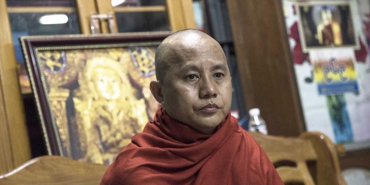 Ashin Wirathu, le maître-penseur de l'épuration ethnique en Birmanie.