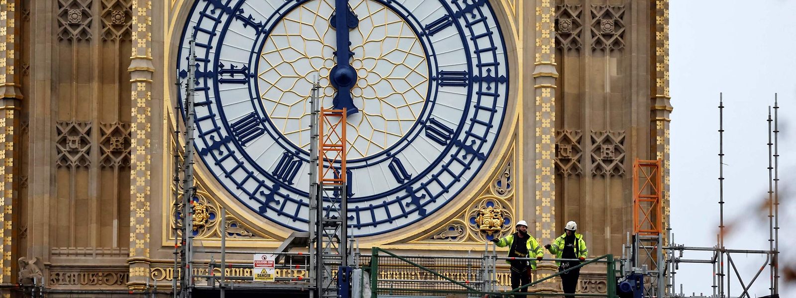 L'horloge londonienne est en restauration depuis 2017.
