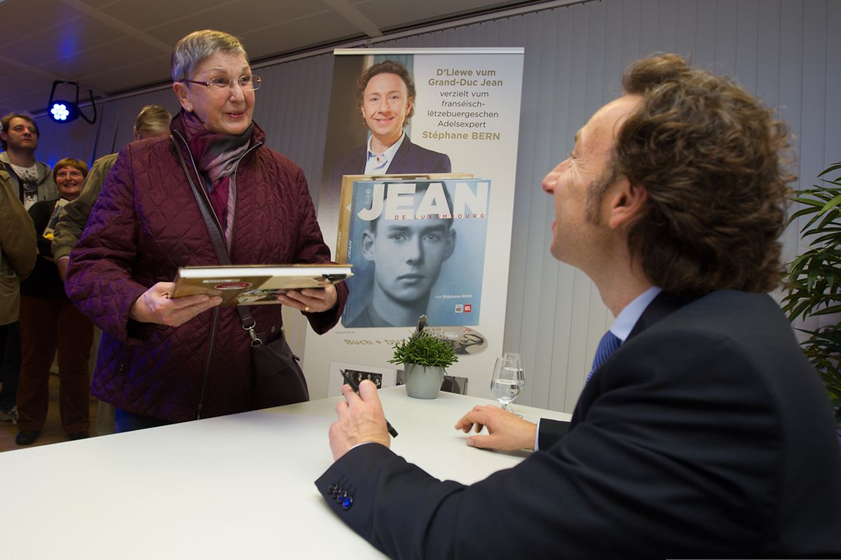 Am späten Nachmittag fand eine zweite Signierstunde beim "Luxemburger Wort" statt.
