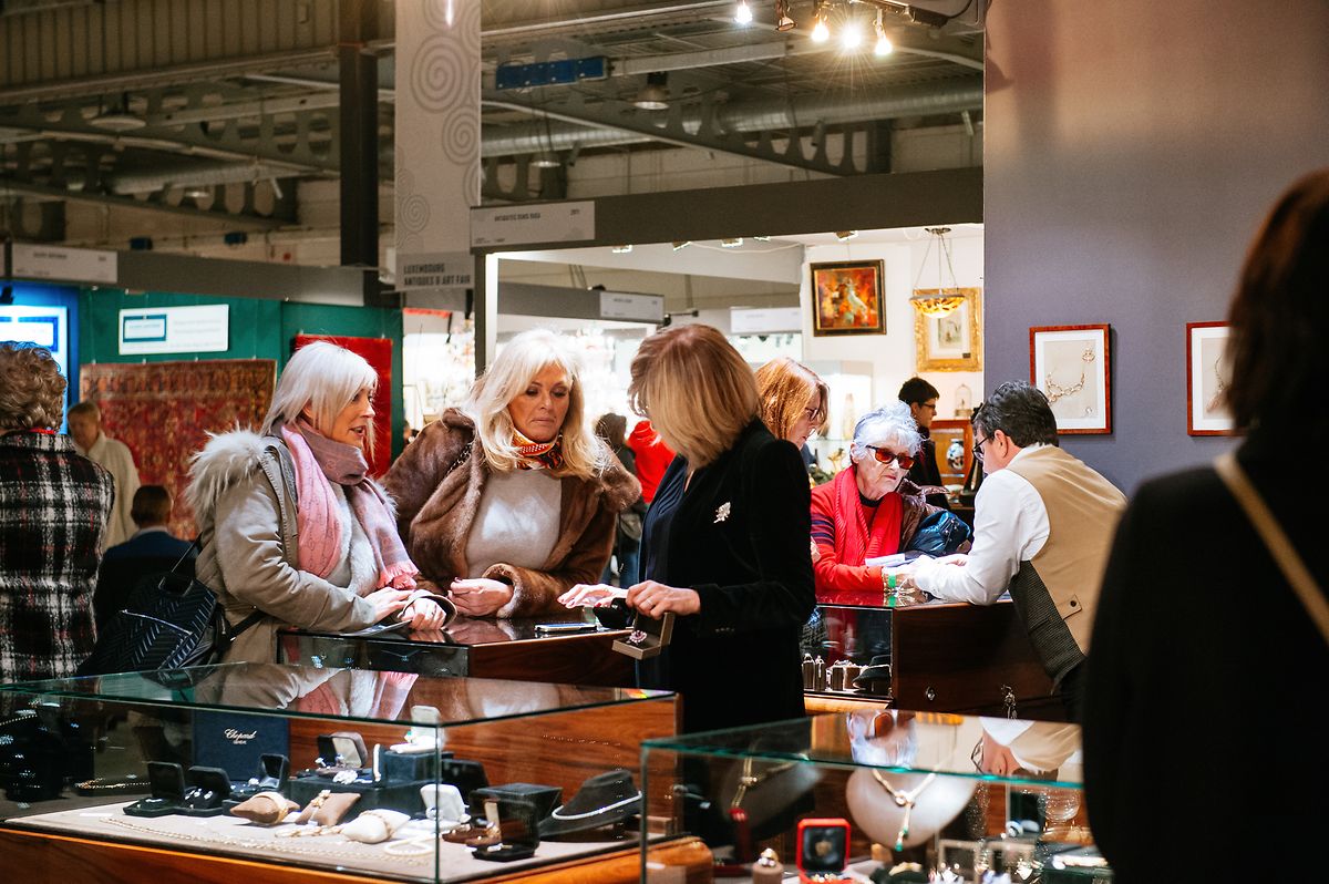 Visitors at the 2020 edition of the art fair