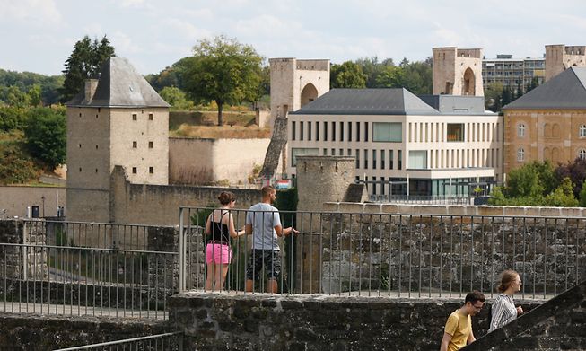 Reminders of Vauban's fortifications to Luxembourg City 