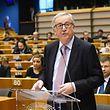 EU Commission President Jean-Claude Juncker speaks during the presentation of the ''White paper on the future of Europe'' in Brussels on March 1, 2017.
