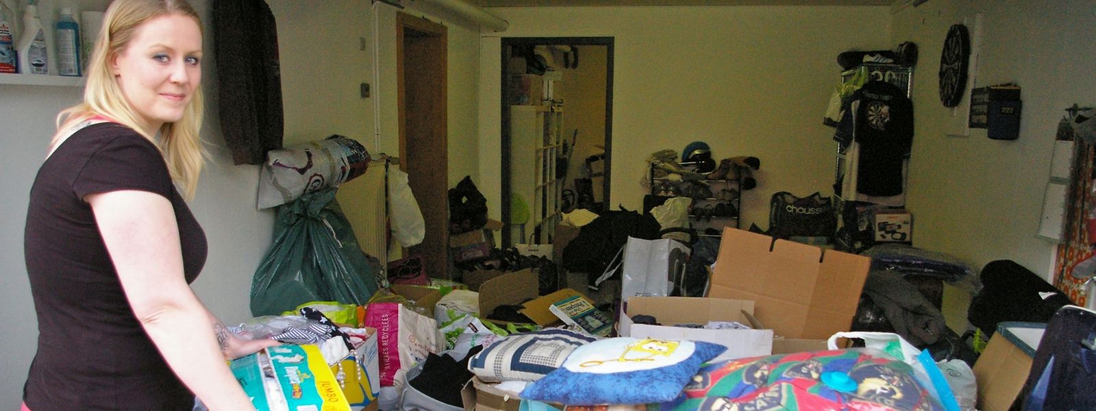 Ihren Keller stellte Sarah Becker-Bourkel bereits als Sammelstelle für die Vereinigung „Eng Hand fir all Kand“ zur Verfügung.