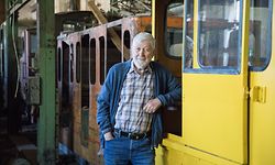 Lokales , Escher setzt im Escher Ellergonn alte Lokomotiven wieder instand,  Foto: Lex Kleren/Luxemburger Wort