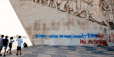 Leila Lakel, a estudante francesa que vandalizou o Padrão dos Descobrimentos - Vimarsana News