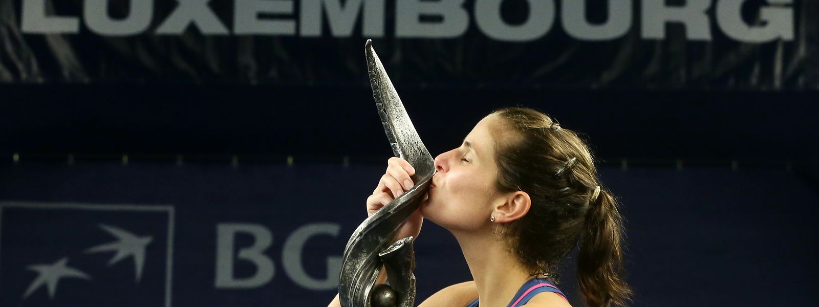 Julia Görges feiert den sechsten WTA-Turniertitel ihrer Karriere.