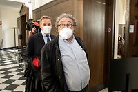Me Gaston Vogel (r) am ersten Verhandlungstag vor zwei Wochen gemeinsam mit seinem Strafverteidiger Me François Prum.