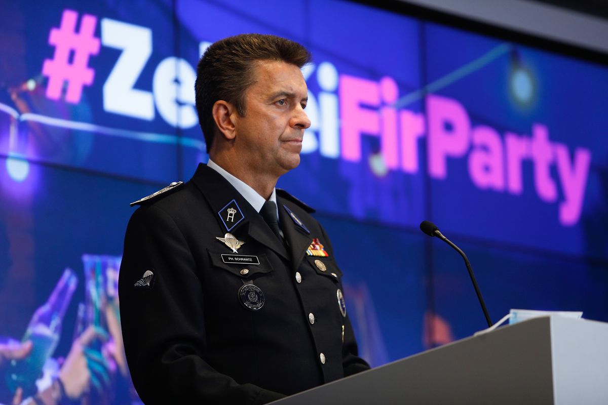 Polizeichef Philippe Schrantz: "Für Partys ist nicht der richtige Zeitpunkt".