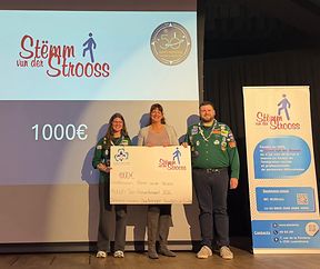 Les Bartrenger Guiden a Scouten soutiennent la Stëmm 