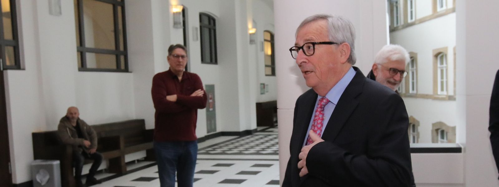 C'est la deuxième fois que Jean-Claude Juncker est entendu comme témoin dans un procès.