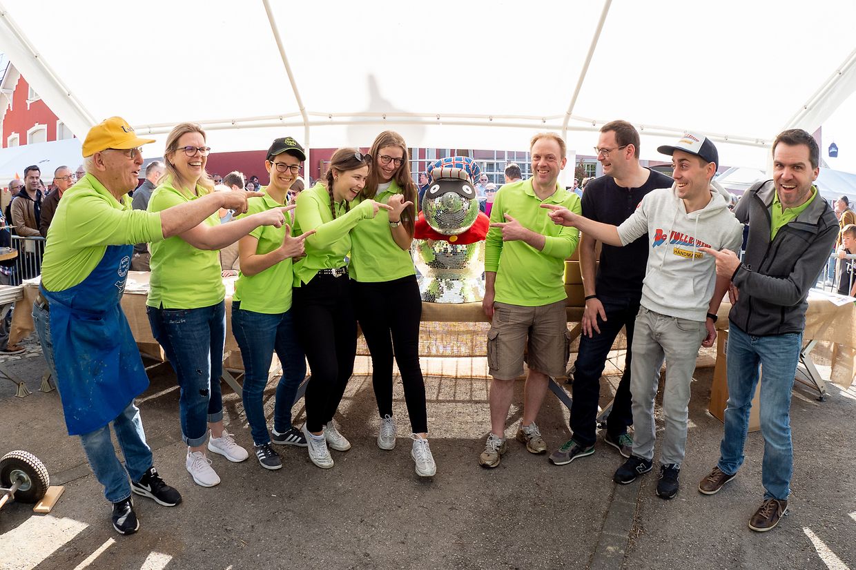 Das Team um Marc Einsweiler hatte Grund zu Feiern. 