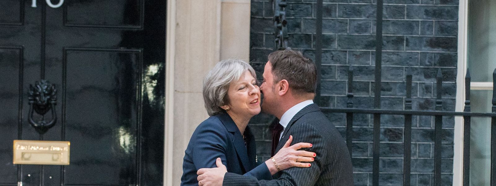 Theresa May und Xavier Bettel haben bei einem bevorstehenden Freihandelsabkommen in Bezug auf Finanzdienstleistungen ähnliche Interessen. 