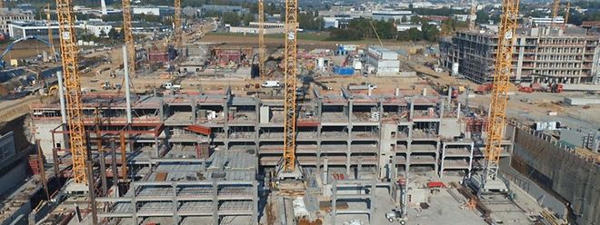 Le chantier du futur quartier est gigantesque