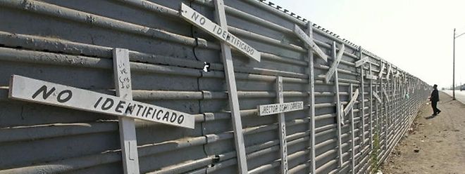 Eine durchgehende Grenzmauer entlang der Grenze zu Mexiko war eines der zentralen Wahlversprechen von Trump.