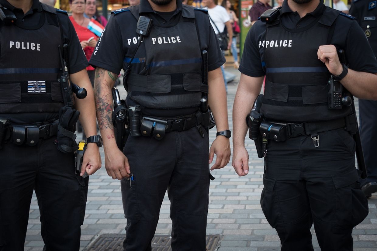 Sicherheitskräfte waren auffällig viele unterwegs.