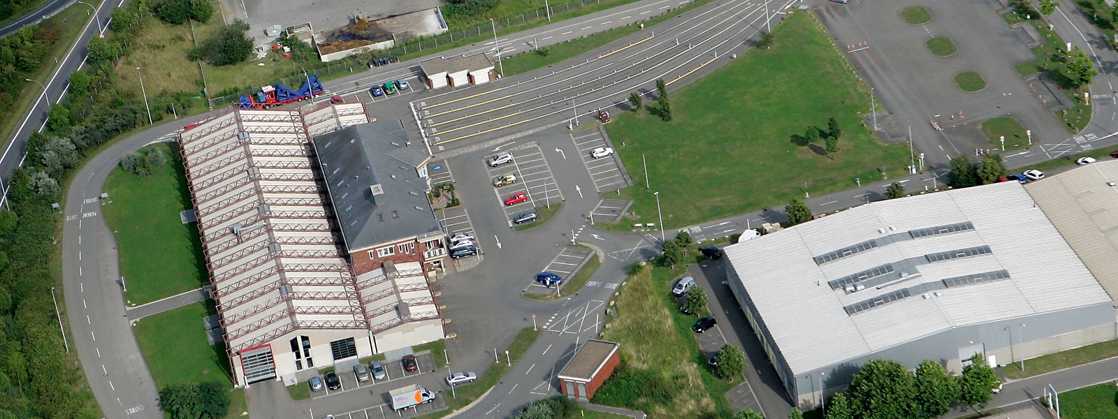 C'est juste derrière la station de contrôle technique à Esch-sur-Alzette qu'est prévu le troisième terrain d'entraînement et d'examen pour motocyclistes.
