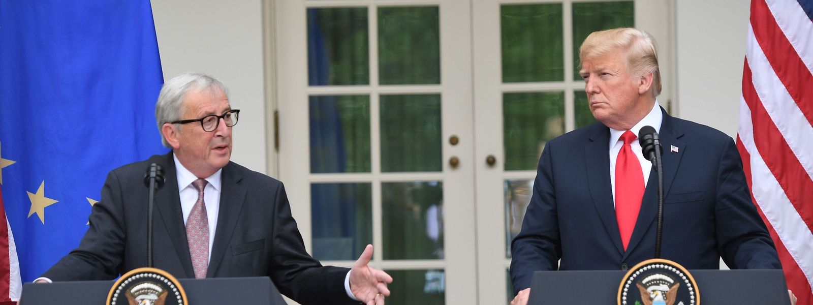 EU-Kommissionspräsident Jean-Claude Juncker und US-Präsident Donald Trump erzielten einen Durchbruch bei ihren Gesprächen im Weißen Haus.