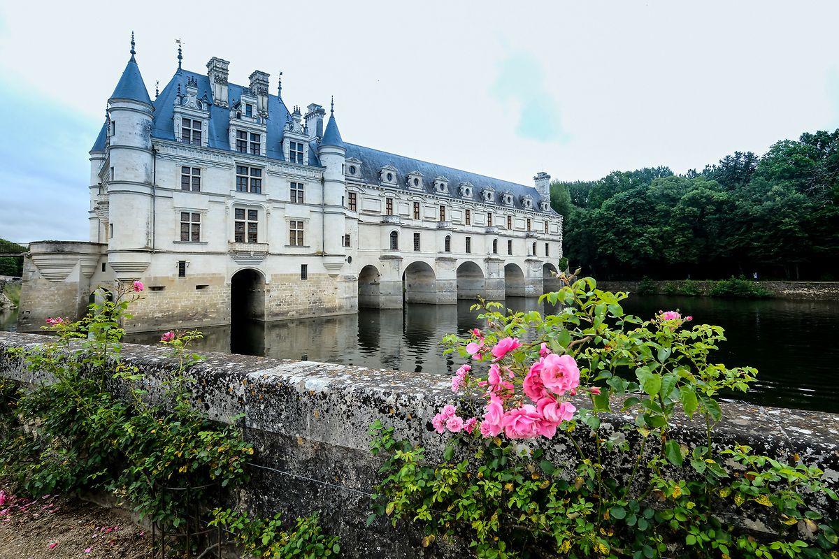 Le château de Chenonceau, un «rêve» de pierre à l’équilibre, en accord parfait avec ses jardins.