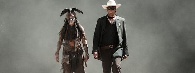 Tonto (Johnny Depp) und Lone Ranger (Arnie Hammer)