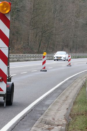 Lokales , Echternach-Lauterborn  , Busspur N11 und Piste cyclable  Foto: Anouk Antony/Luxemburger Wort