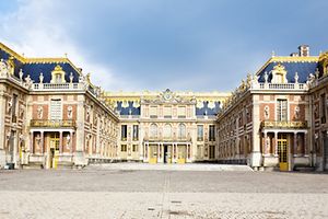 Le château de Versailles.