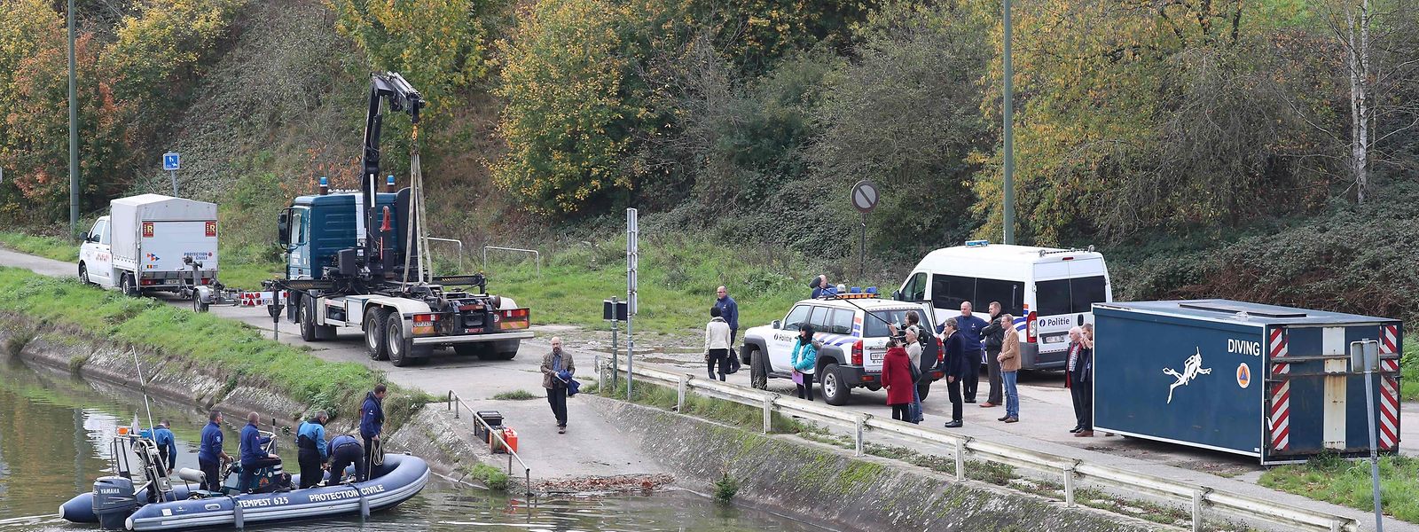 En 2017, des recherches avaient été relancées le long du canal de Bruxelles par des policiers.