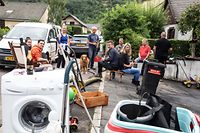 Lokales,Hocvhwasser,Überschwemmung Steinheim..Foto: Gerry Huberty/Luxemburger Wort