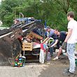 �berschwemmungen Unwetter Aufr�umarbeiten Reisdorf / Foto: John LAMBERTY