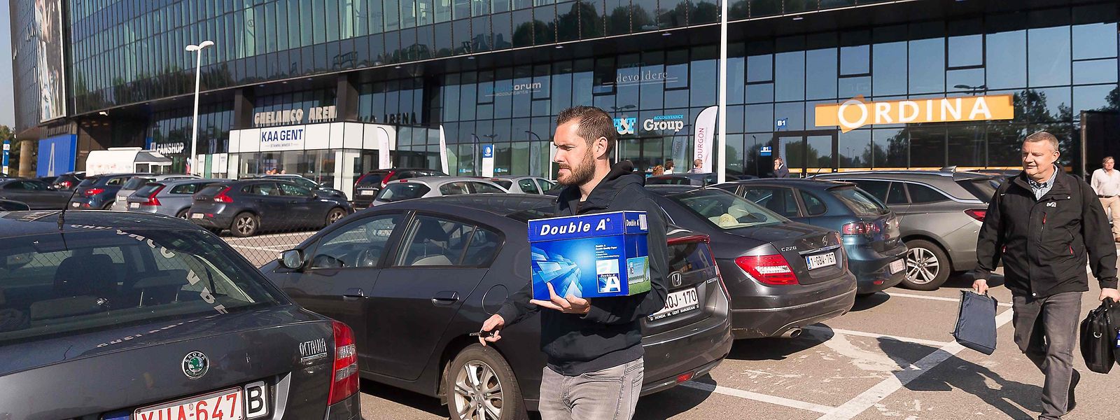 Auch in den Geschäftsräumen in Gent gab es Hausdurchsuchungen.