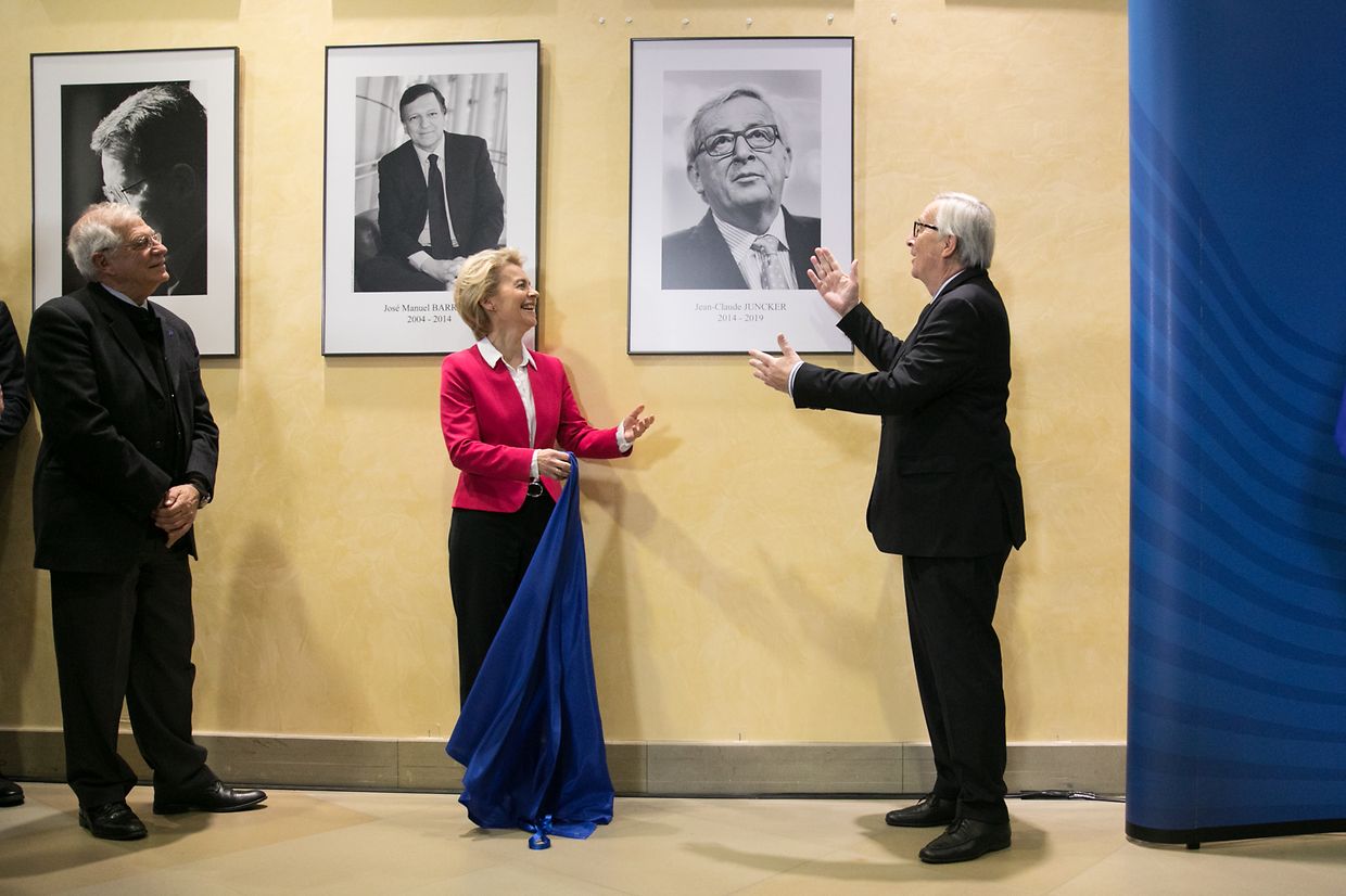 Ein neues Bild in der "Ahnengalerie" der Kommission. Die Juncker-Kommission ist nun offiziell Geschichte. 
