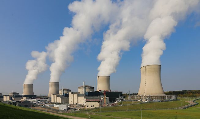 The Cattenom nuclear energy plant in France