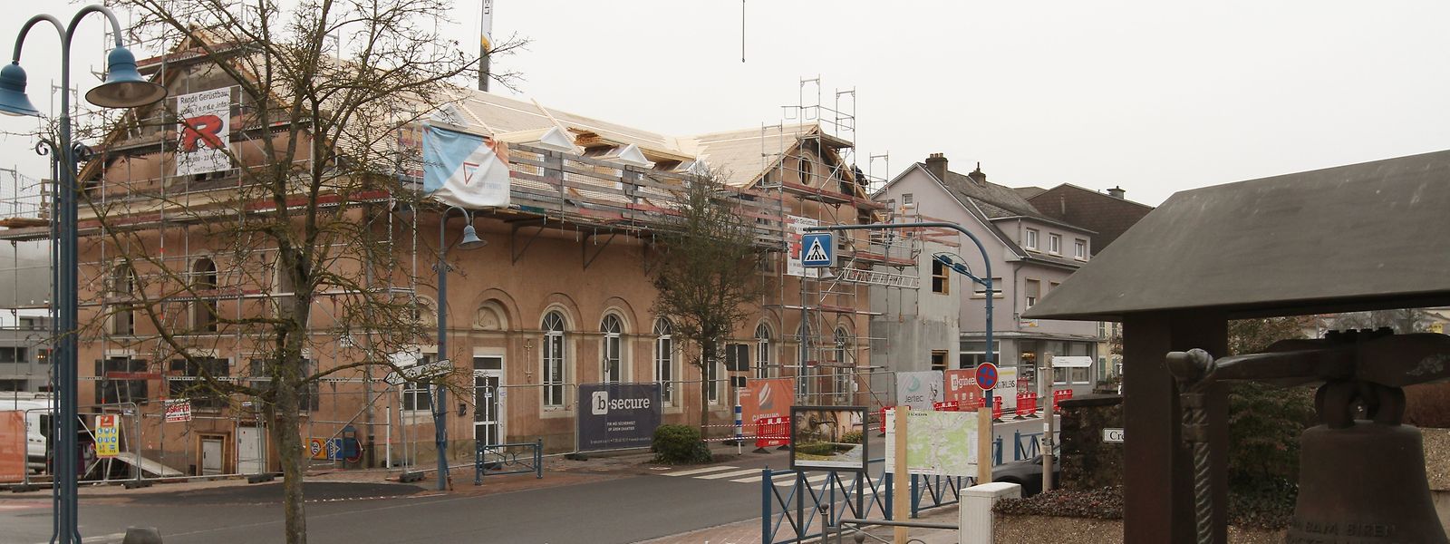 Vier Millionen Euro werden in diesem Jahr in den Umbau der alten Schule in ein modernes Kulturzentrum investiert.