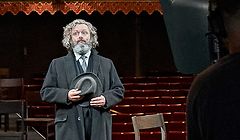 LONDON, ENGLAND - SEPTEMBER 14:  Michael Sheen attends rehearsals for 'Faith Healer' on September 14, 2020 in London, United Kingdom. The 'In Camera' production is streaming live directly from the iconic Old Vic stage until Saturday, September 19. (Photo by Manuel Harlan - The Old Vic/The Old Vic via Getty Images)