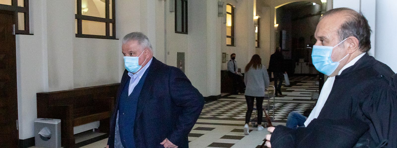 Am Donnerstag wird Beccas Verteidiger Me. Temime (rechts) auf das Plädoyer der Staatsanwaltschaft reagieren.