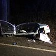 Der Fahrer des Wagens wurde schwer verletzt.