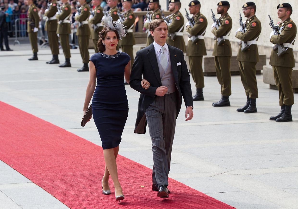 2015: Auf dem roten Teppich vor den Feierlichkeiten zum Nationalfeiertag.