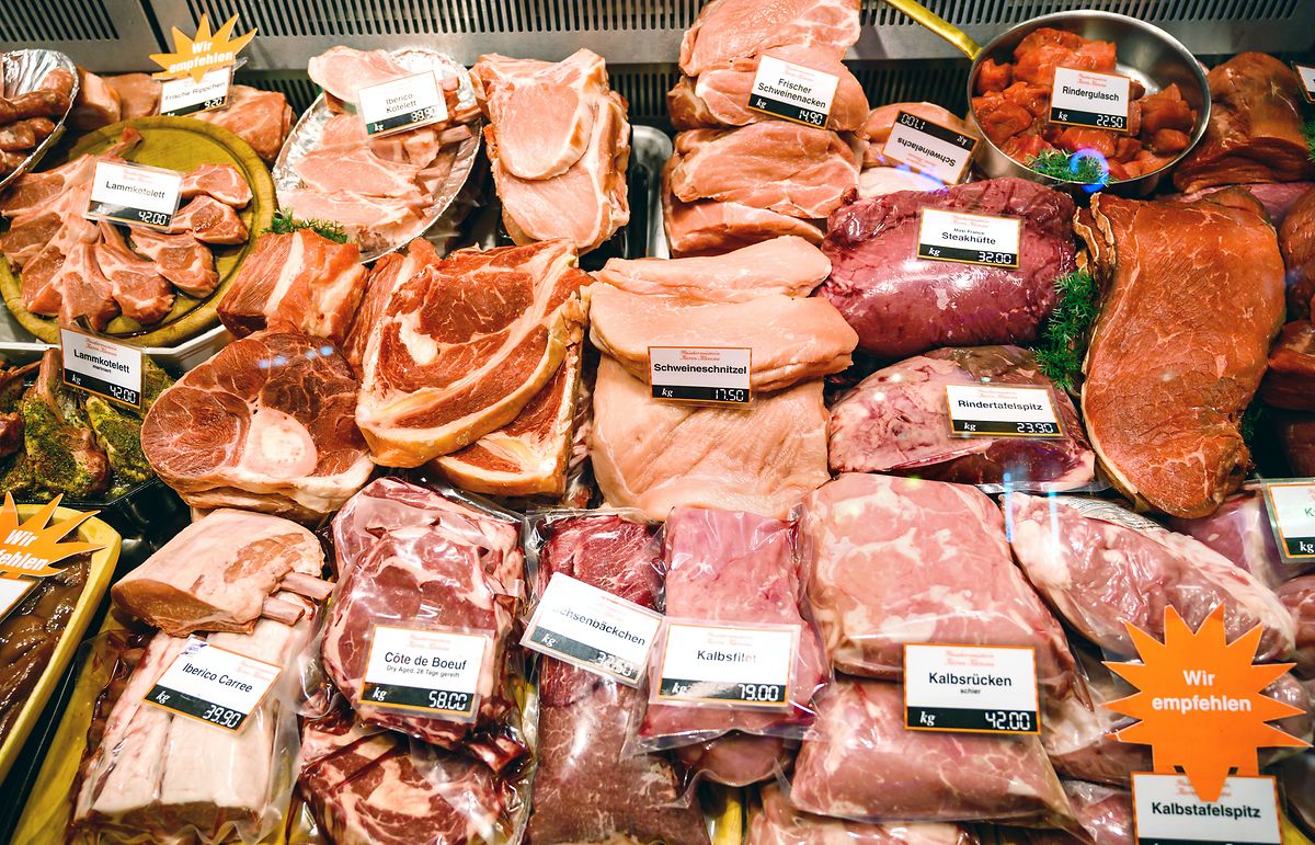 Das Klima wird durch den hohen Fleischkonsum geschädigt.