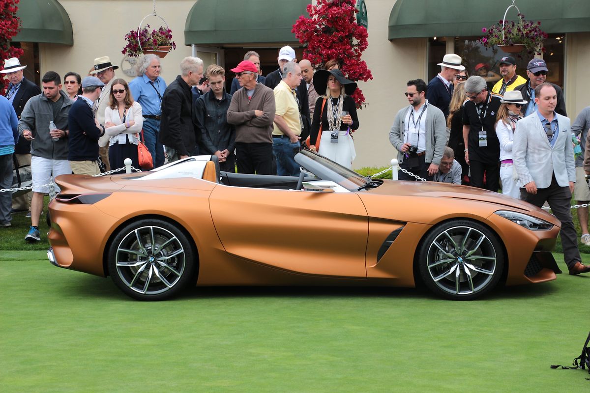 BMW zeigte im Rahmen des Concours d'Elegance eine Studie, die bereits sehr konkret auf die nächste Generation des Roadsters Z4 blickt. 