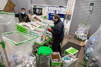 Die PMG-Fraktionen (Plastik, Metall, Getränkekartons) werden im Drive-In Recycling von Hand sortiert und müssen später maschinell nachsortiert werden.