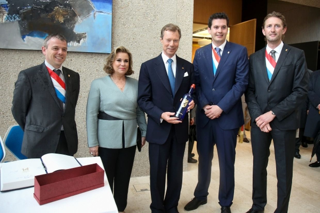 Das großherzogliche Paar in Bad Mondorf.