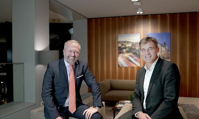 José Longrée, Managed Services Leader and Christophe Wintgens, Wealth and Asset Management Leader at EY Luxembourg