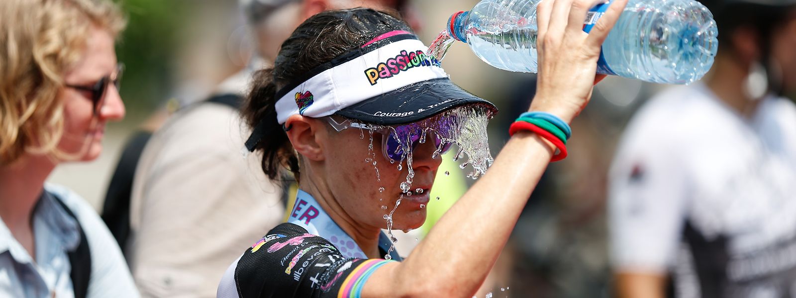 Die Teilnehmer am Ironman 70.3 in Remich mussten am 19. Juni mit Temperaturen von über 30 Grad Celsius kämpfen. Eine kleine Abkühlung war demnach willkommen.