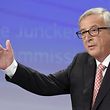 European Commission President-elect Jean-Claude Juncker unveils the list of the new European Commissioners during a press conference in Brussels, on September 10, 2014. 