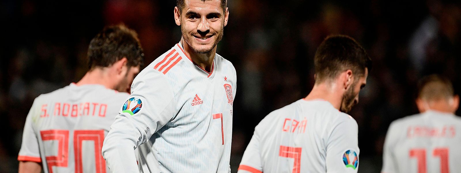Alvaro Morata (n°7) a signé un doublé pour la Roja à Malte