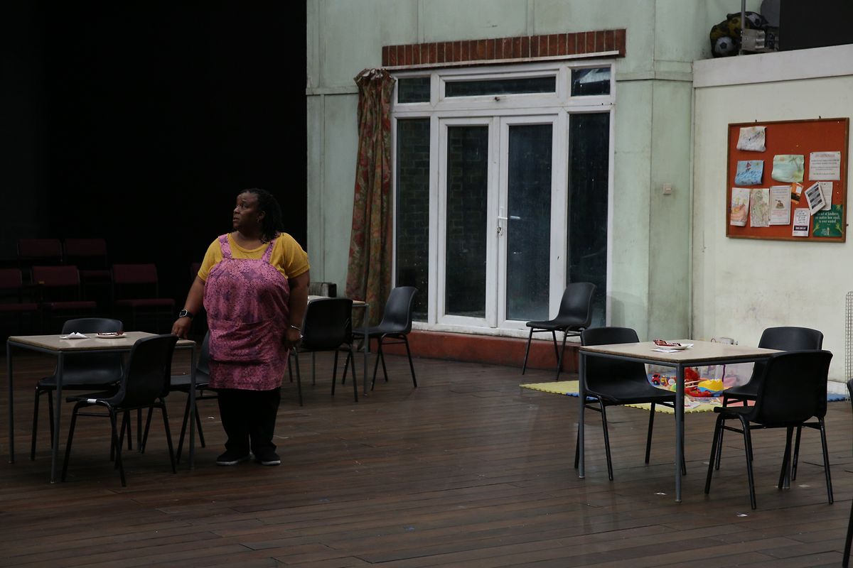 The community centre lynchpin Hazel, played by Llewella Gideon 